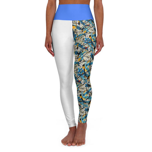 High Waisted Yoga Leggings (AOP)