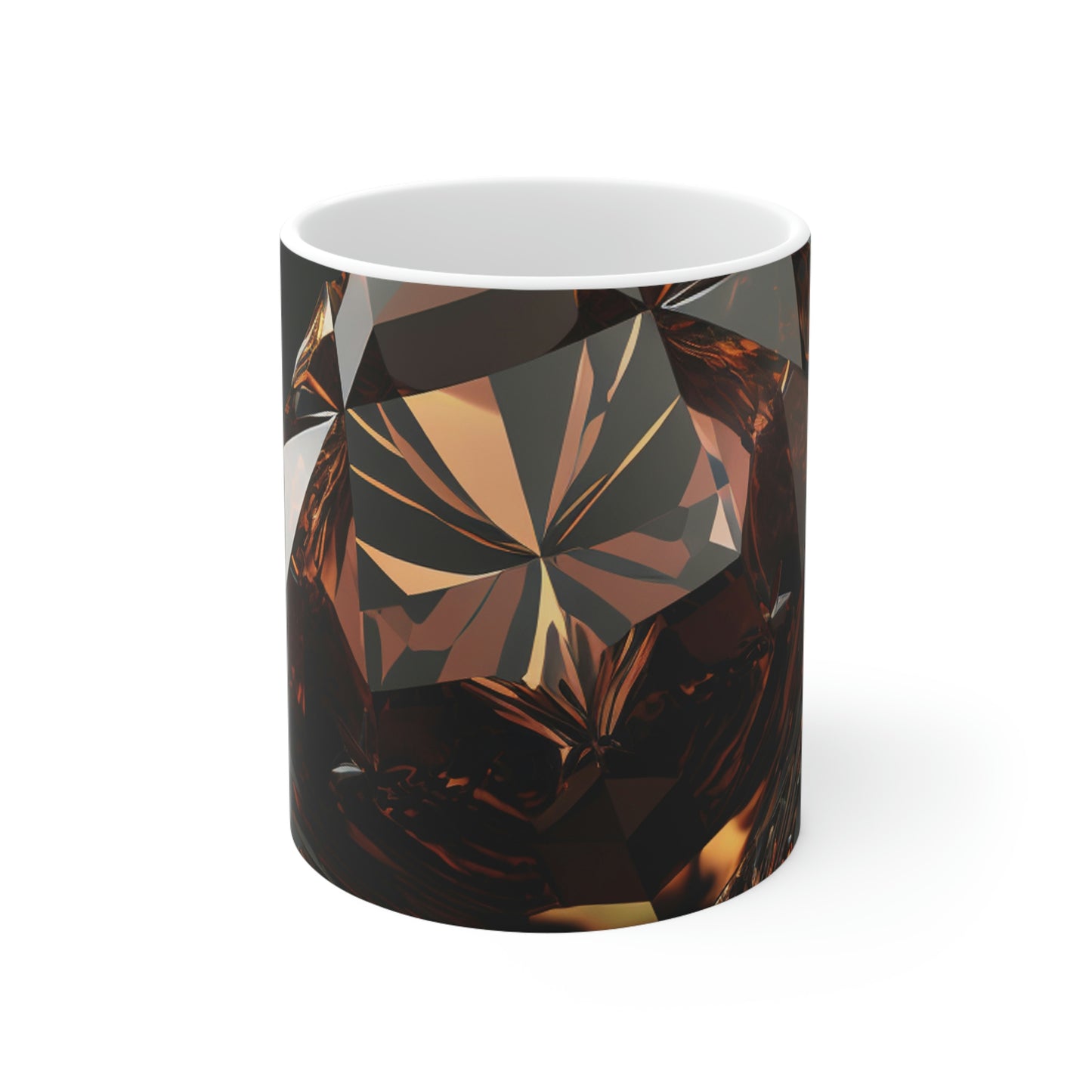 Brown Diamond Coffee Mug