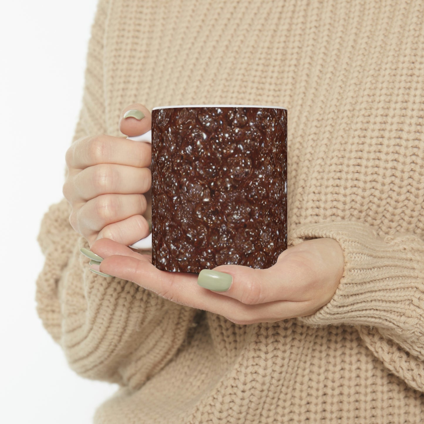 Brown Diamond Coffee Mug