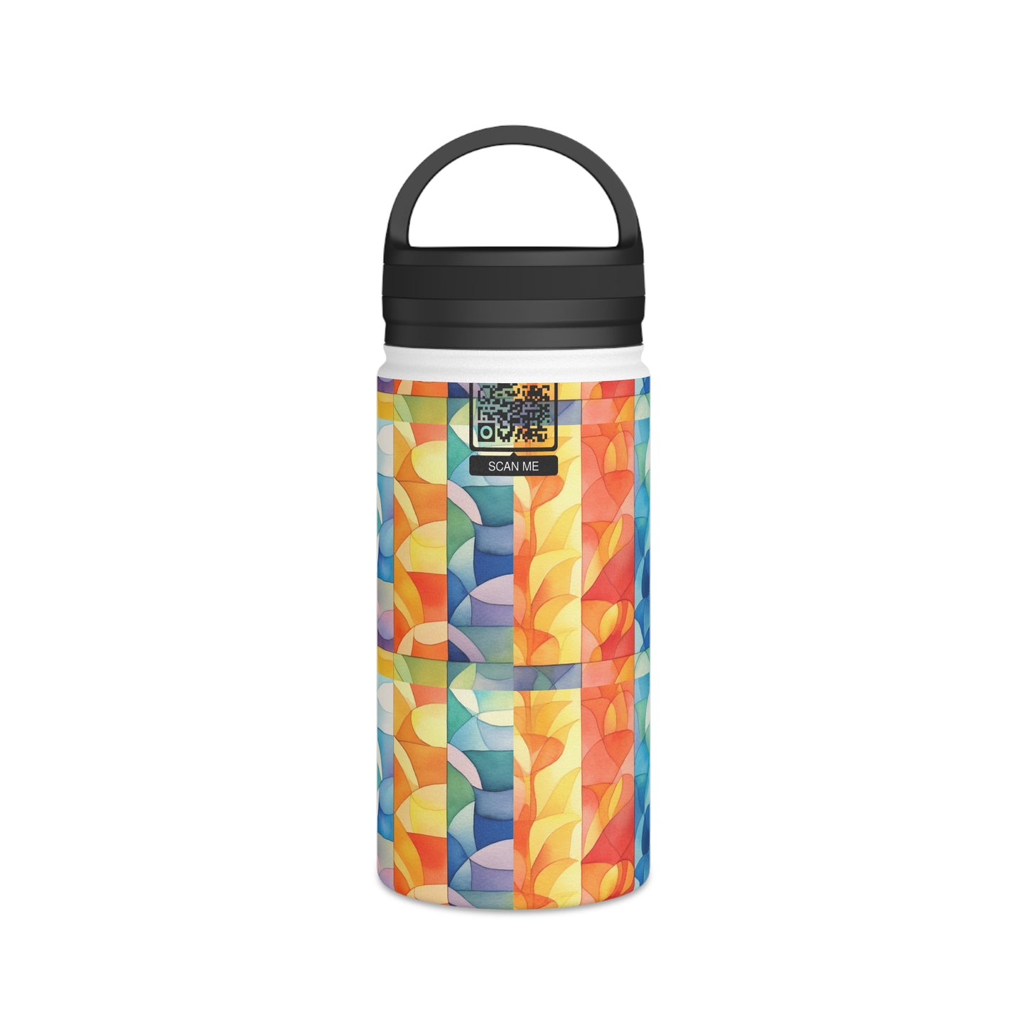 Stainless Steel Water Bottle, Handle Lid