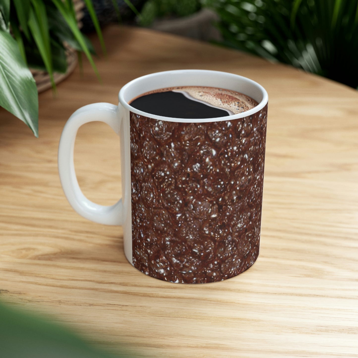 Brown Diamond Coffee Mug