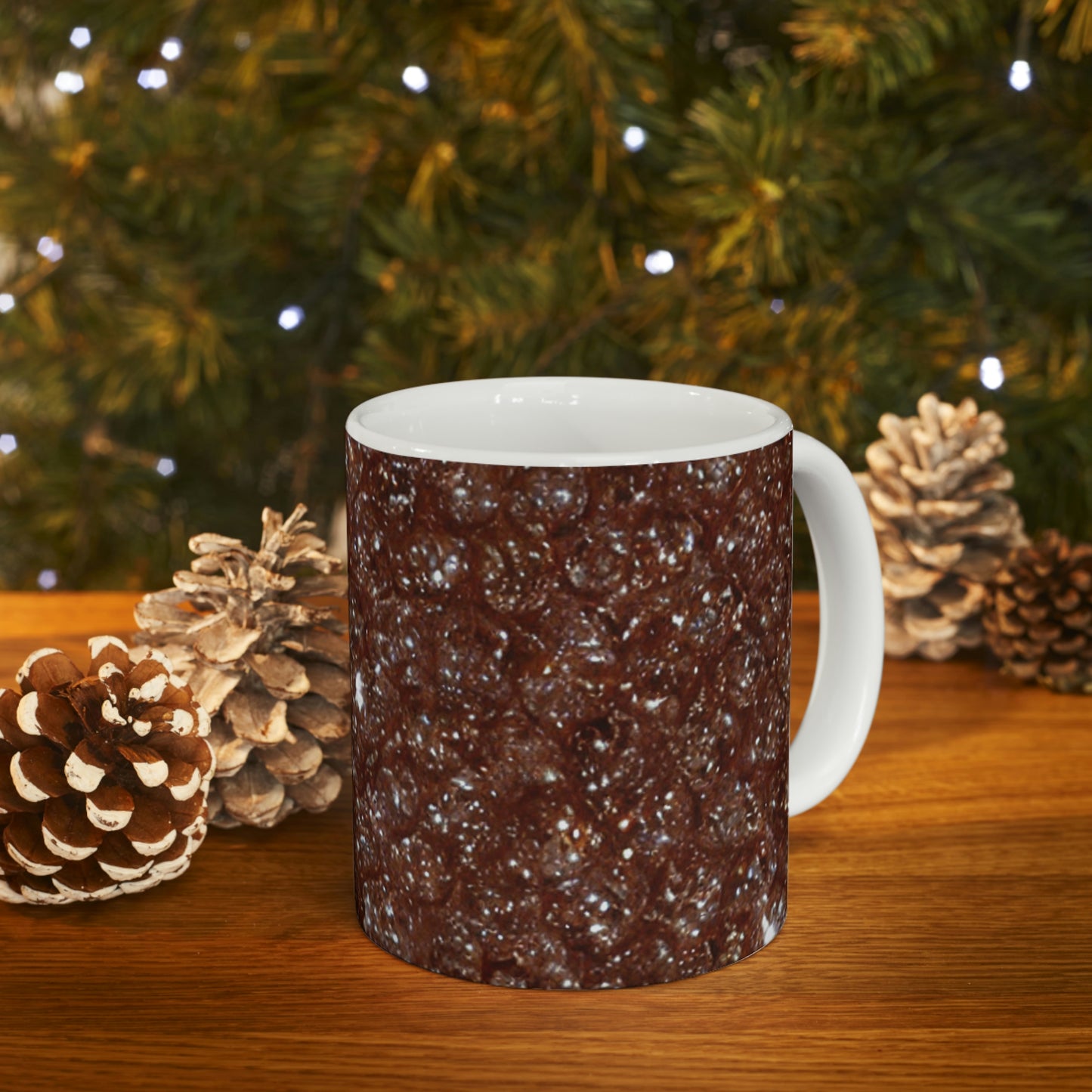 Brown Diamond Coffee Mug