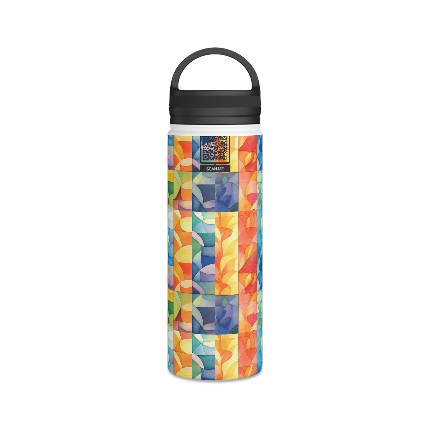 Stainless Steel Water Bottle, Handle Lid