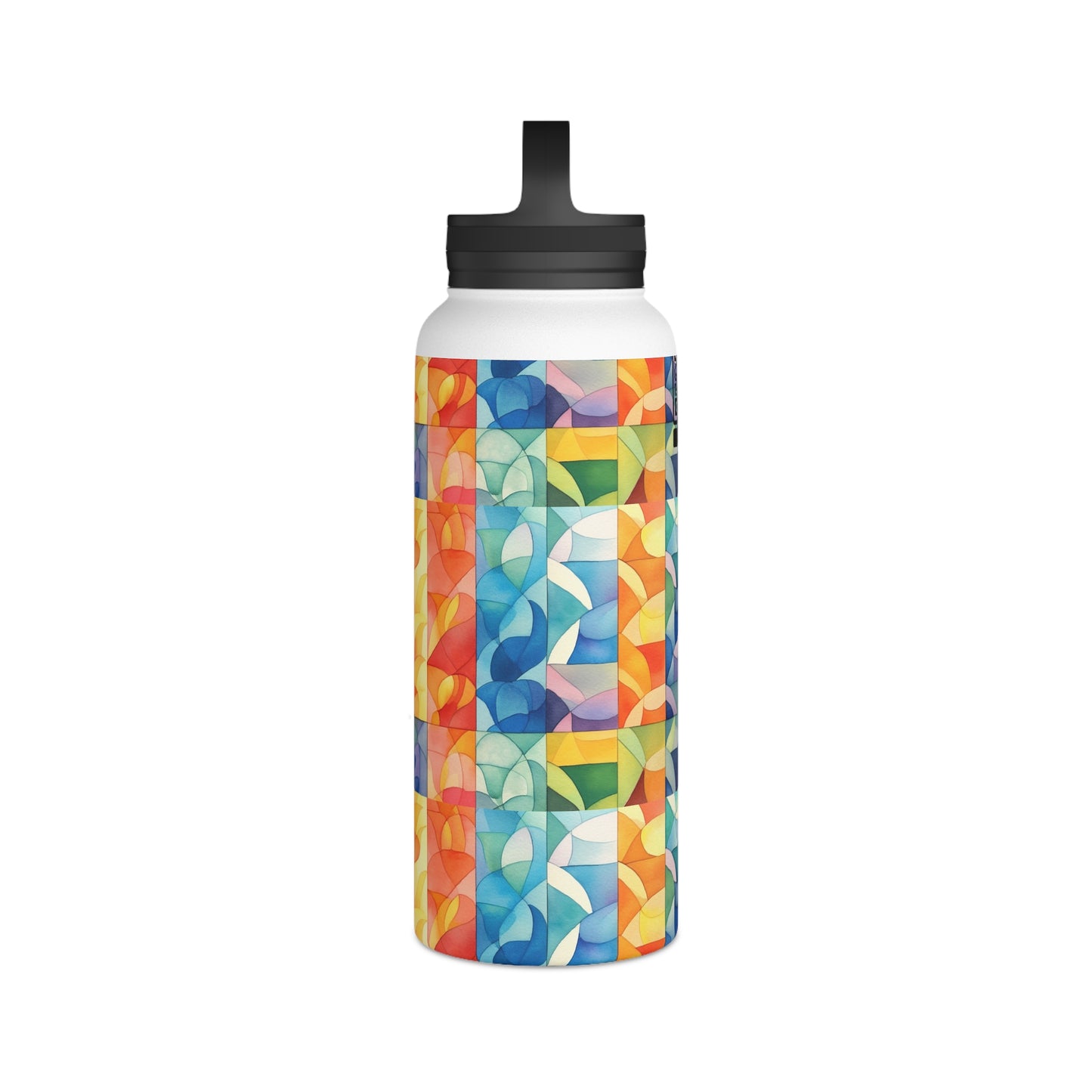 Stainless Steel Water Bottle, Handle Lid