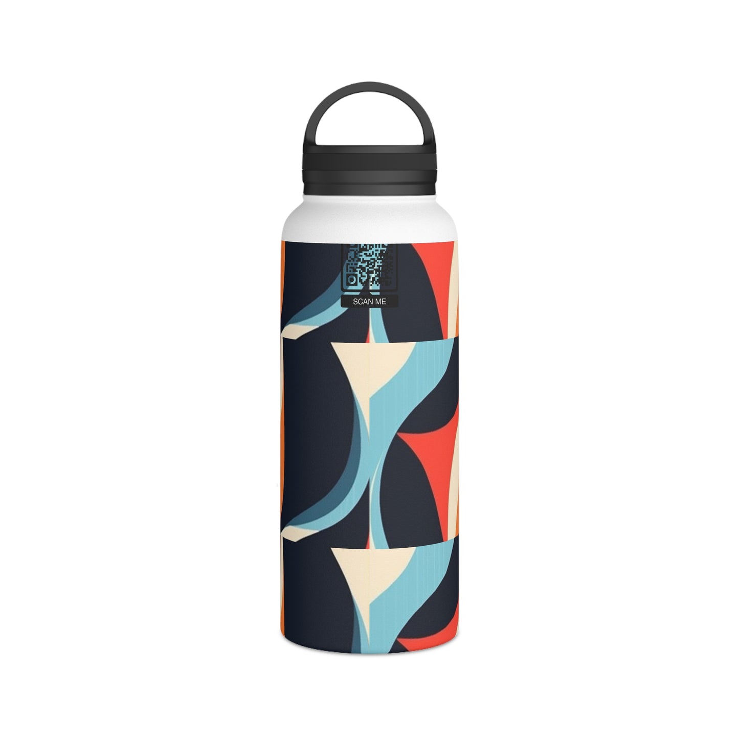 Stainless Steel Water Bottle, Handle Lid